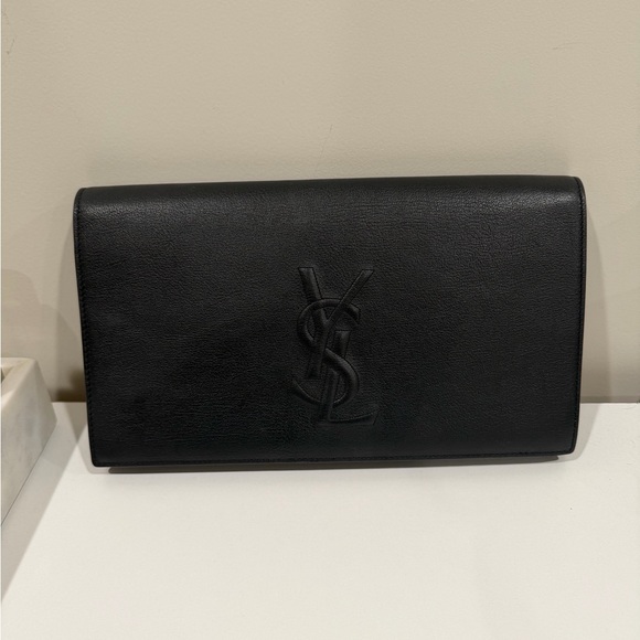 Yves Saint Laurent Black Womens Clutch - Picture 1 of 3